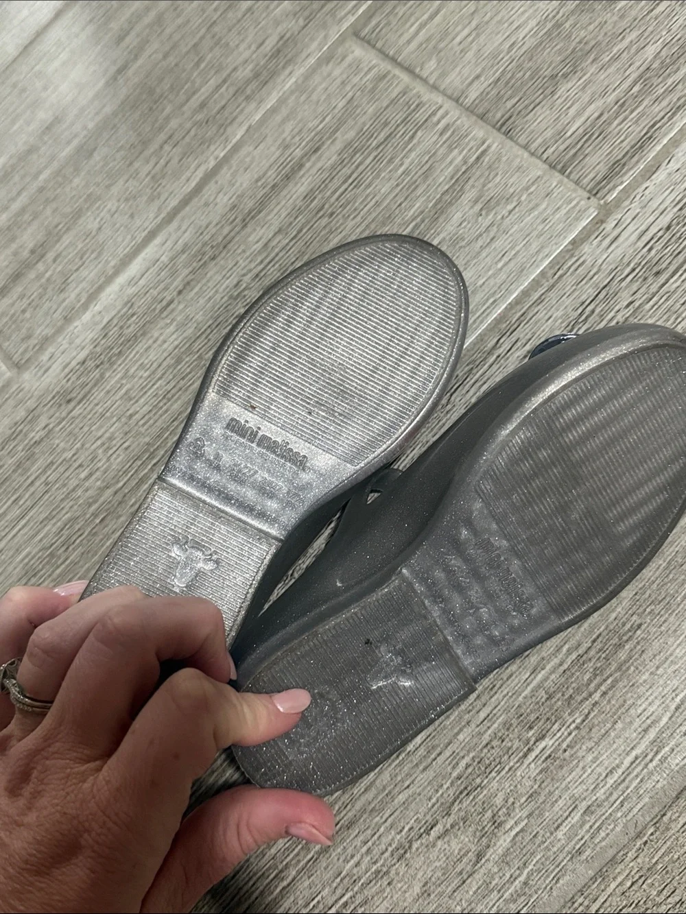 Mini Melissa Cinderella shoes size 11
